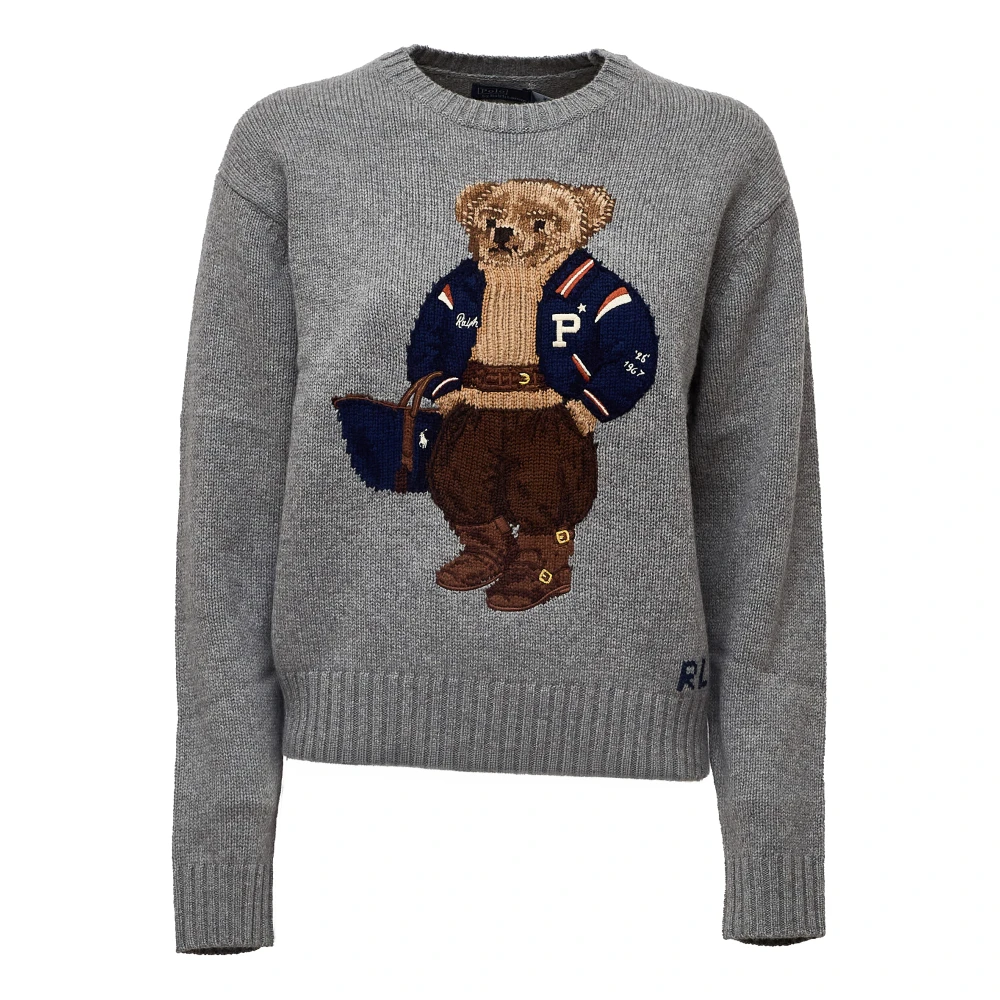 Polo Ralph Lauren Donna Grigio - Maglieria Girocollo - Knitwear - L