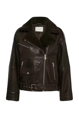 Shearling Biker Jacket