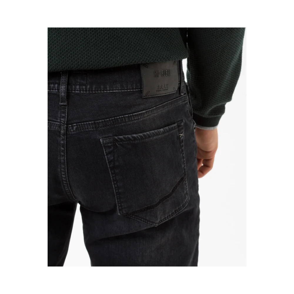 BRAX Straight Leg Jeans Style Chuck Black Heren