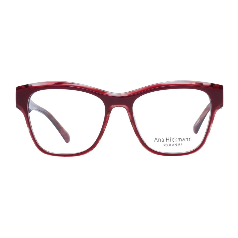Ana Hickmann Rode Butterfly Optische Monturen met Demo Bril Red Dames