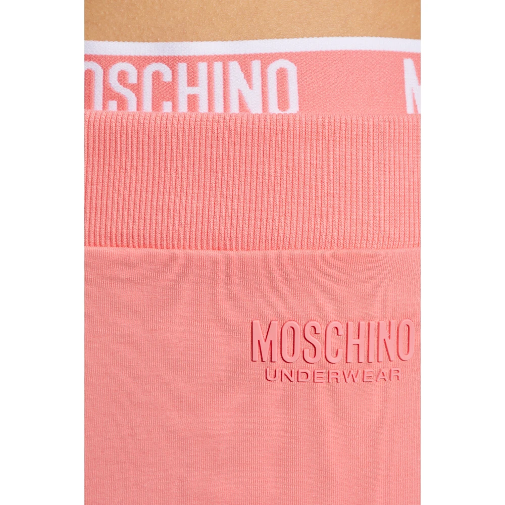 Moschino Logo shorts Pink Dames
