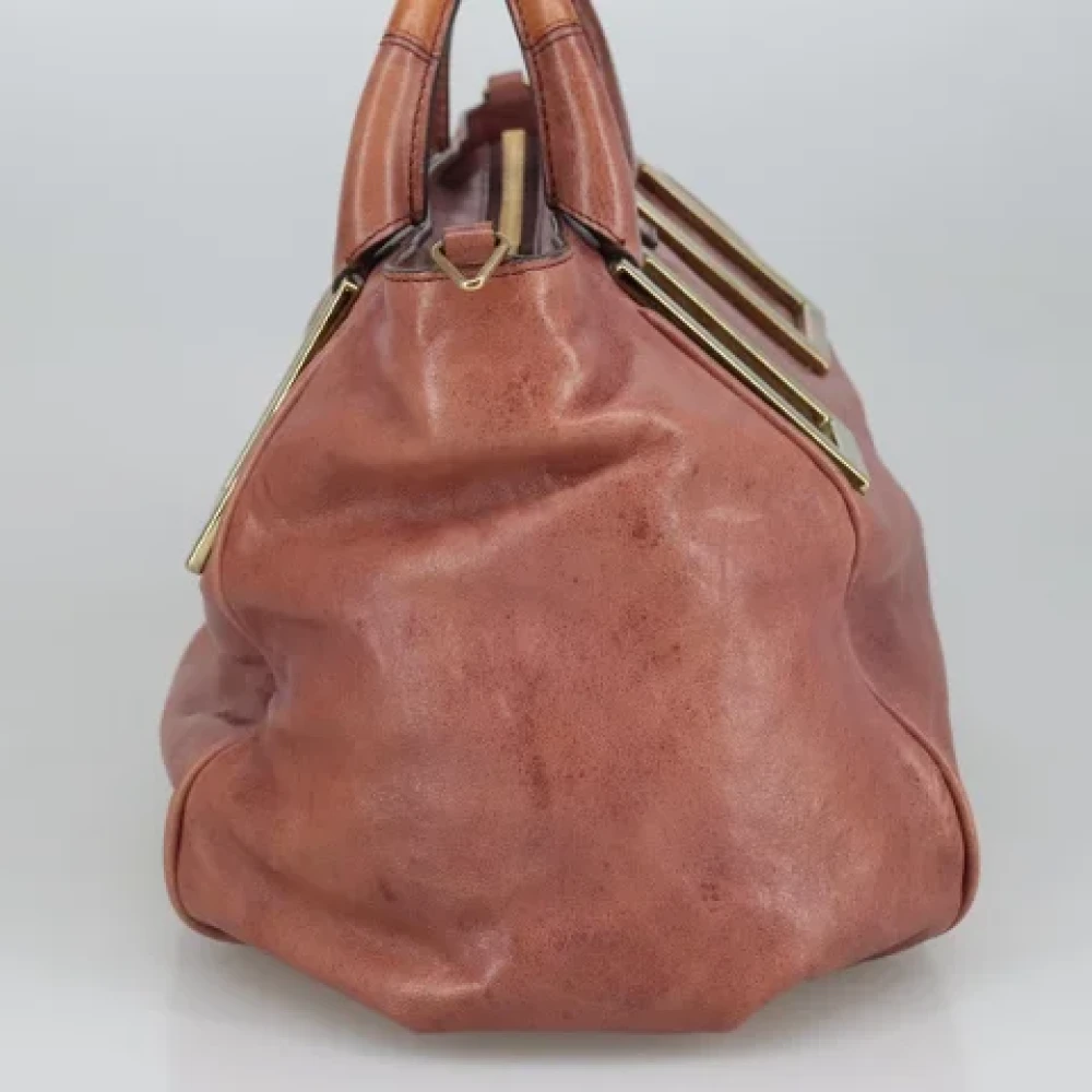 Chloé Pre-owned Leather handbags Pink Dames