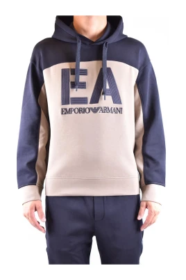 Hoodie med Trendigt Tryckmönster