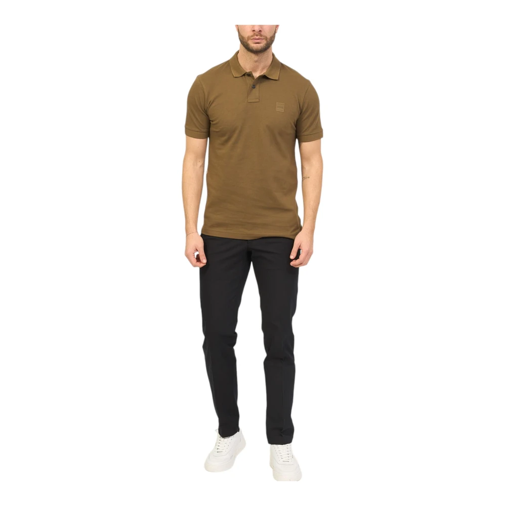 Hugo Boss Polo Korte Mouw Green Heren