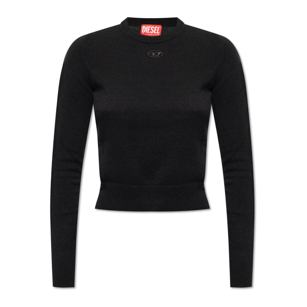 Diesel Mujer Negro Camisetas, Talla: M