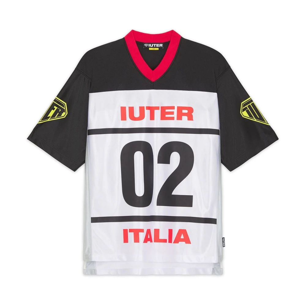 Iuter Endless Football Jersey Wit Katoenen Shirt Multicolor Heren