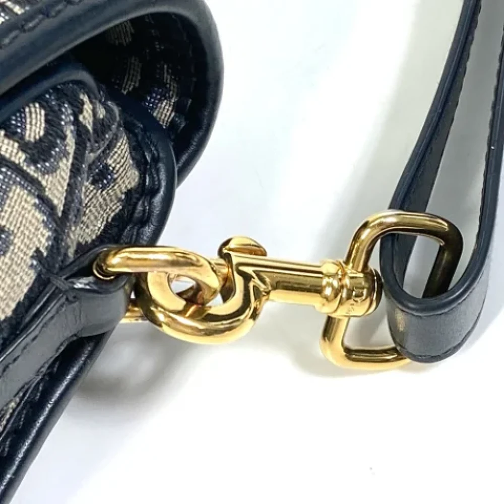 Dior Vintage Pre-owned Fabric dior-bags Blue Dames