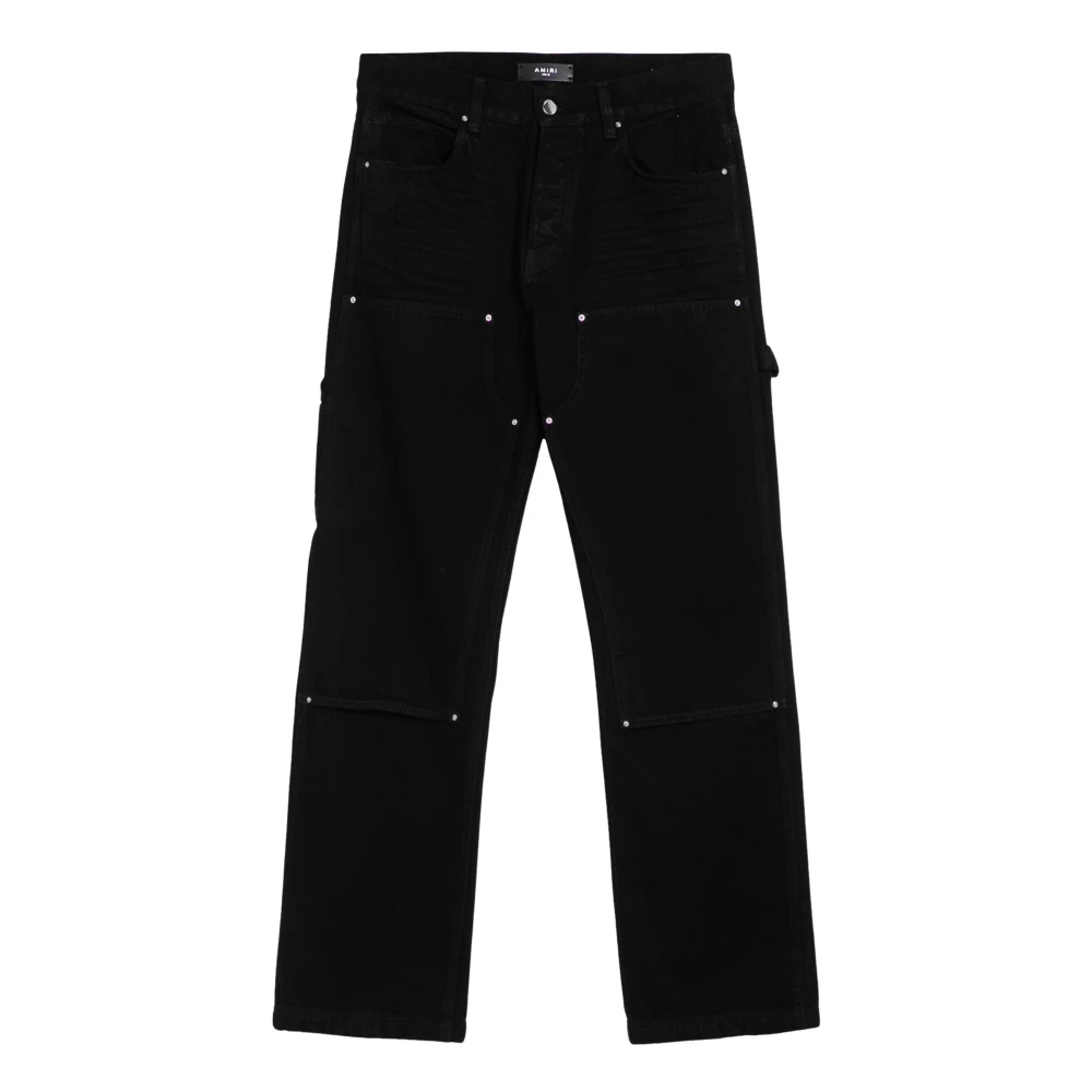 Amiri Regular Fit Denim Jeans Black Heren