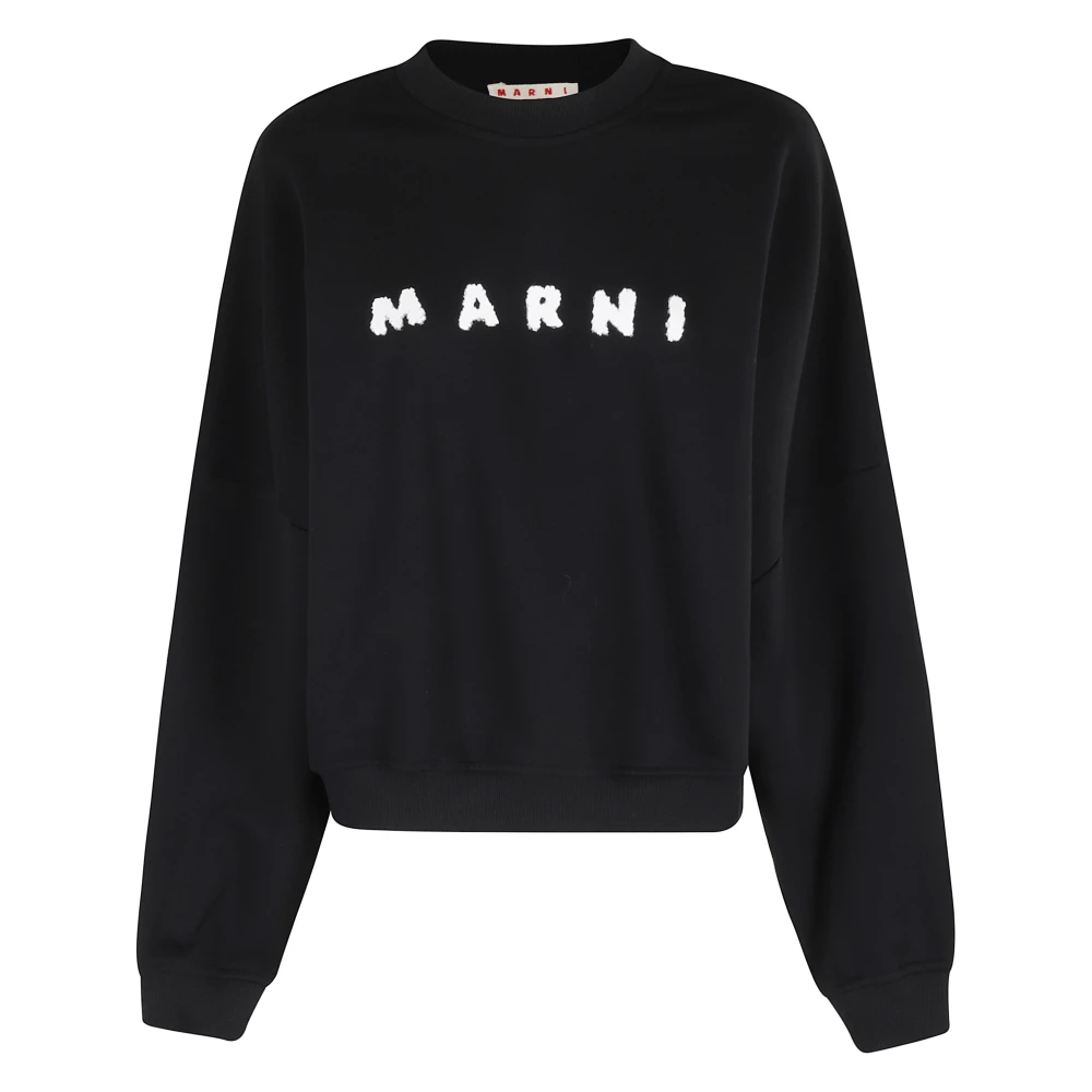 Marni Damen Schwarz Sweatshirts & Hoodies, K, Xsgröße: