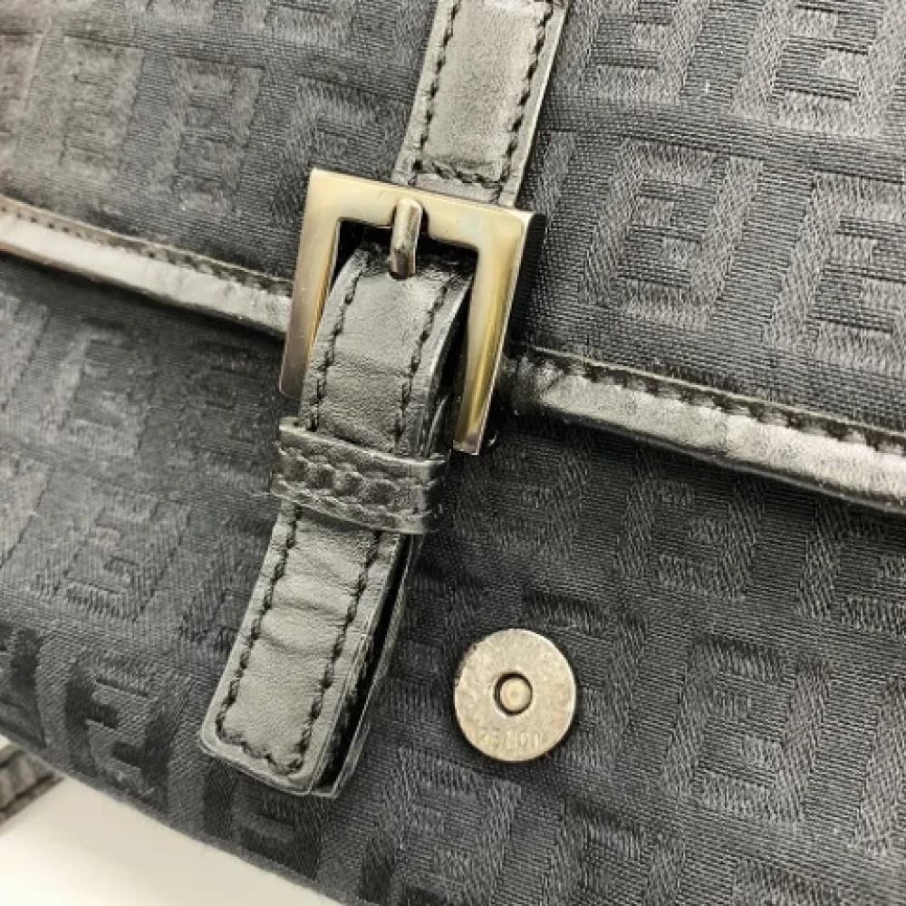 Fendi Vintage Pre-owned Canvas fendi-bags Black Dames
