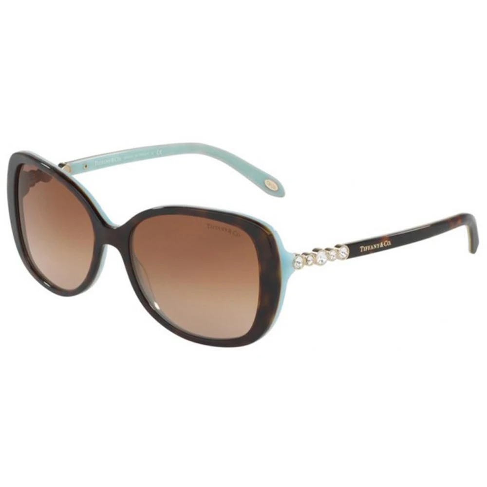Tiffany Women's Brown Sunglasses Cobblestone Tf 4121B - Sunglasses - 55 Mm - Accessories