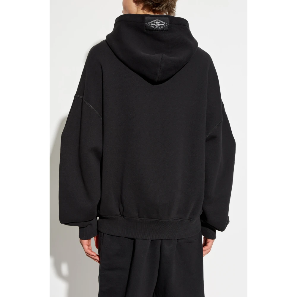 Dolce & Gabbana Hoodie Black Heren