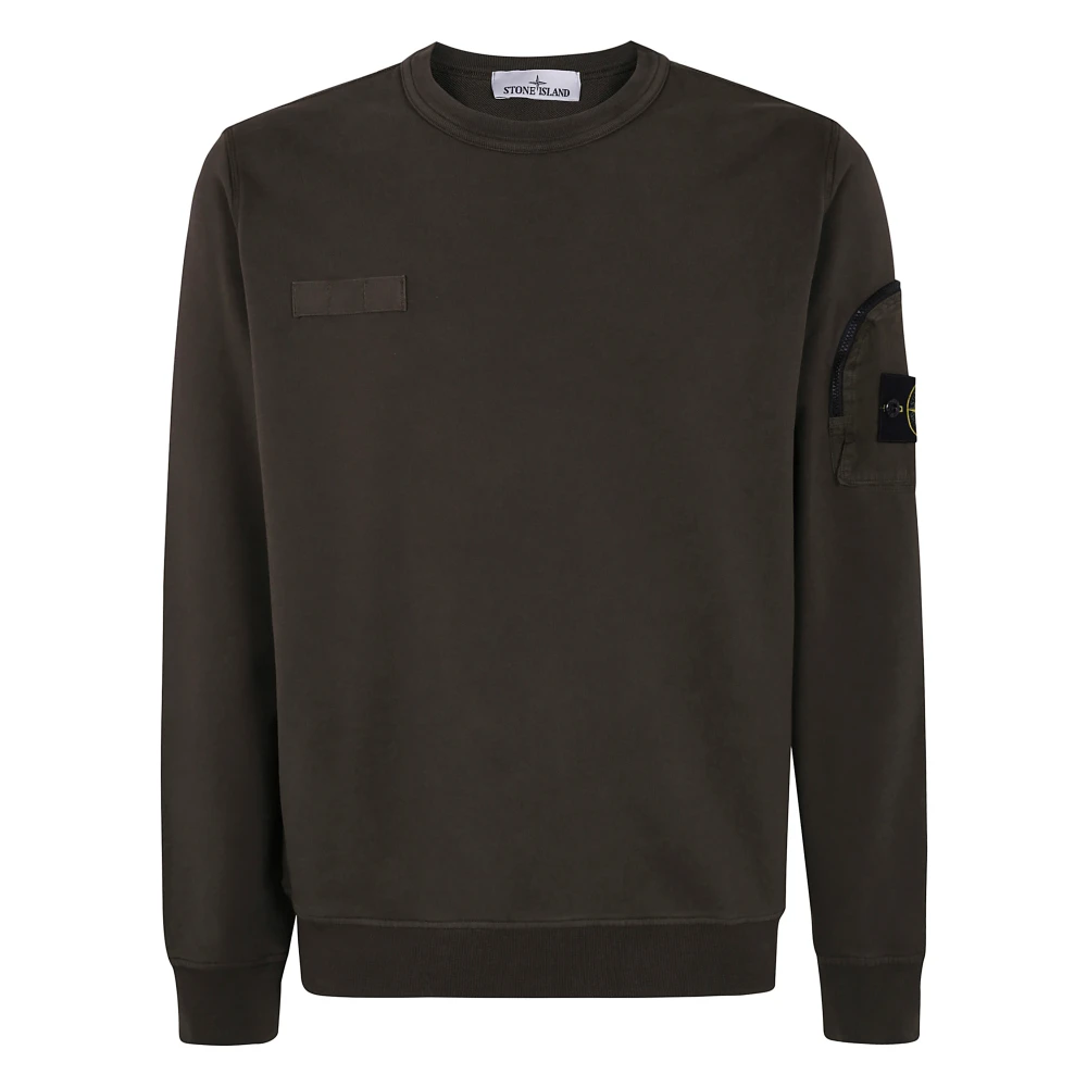Stone Island Casual Hoodie voor Mannen Brown Heren