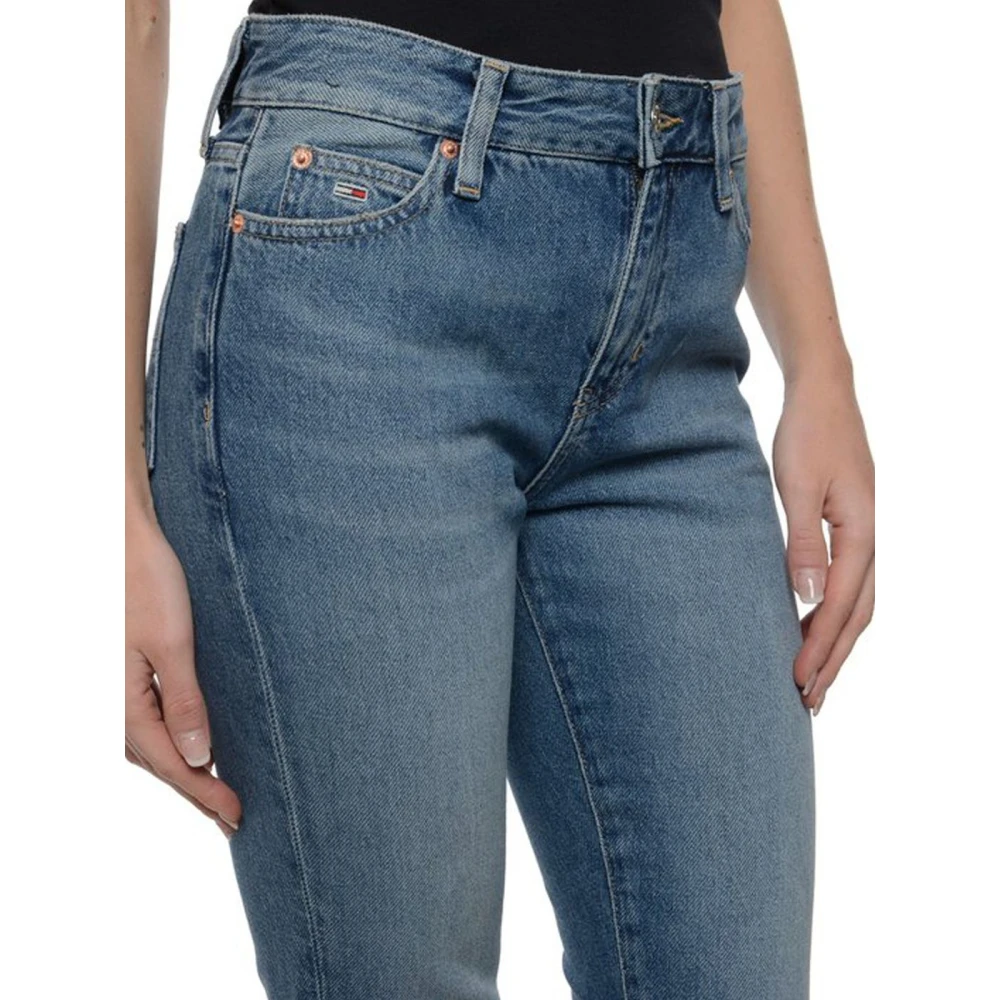 Tommy Jeans Klassieke Straight Jeans voor Mannen Blue Dames