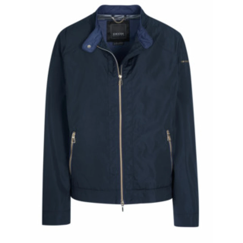 Geox Stijlvolle Jas Blue Dames