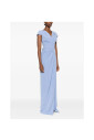 robe-bleu-bleuet-avec-encolure-en-v-et-manches-courtes
