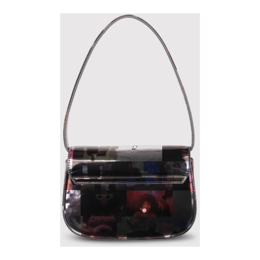Diesel Gedrukte schoudertas met Maxi Oval detail Multicolor Dames