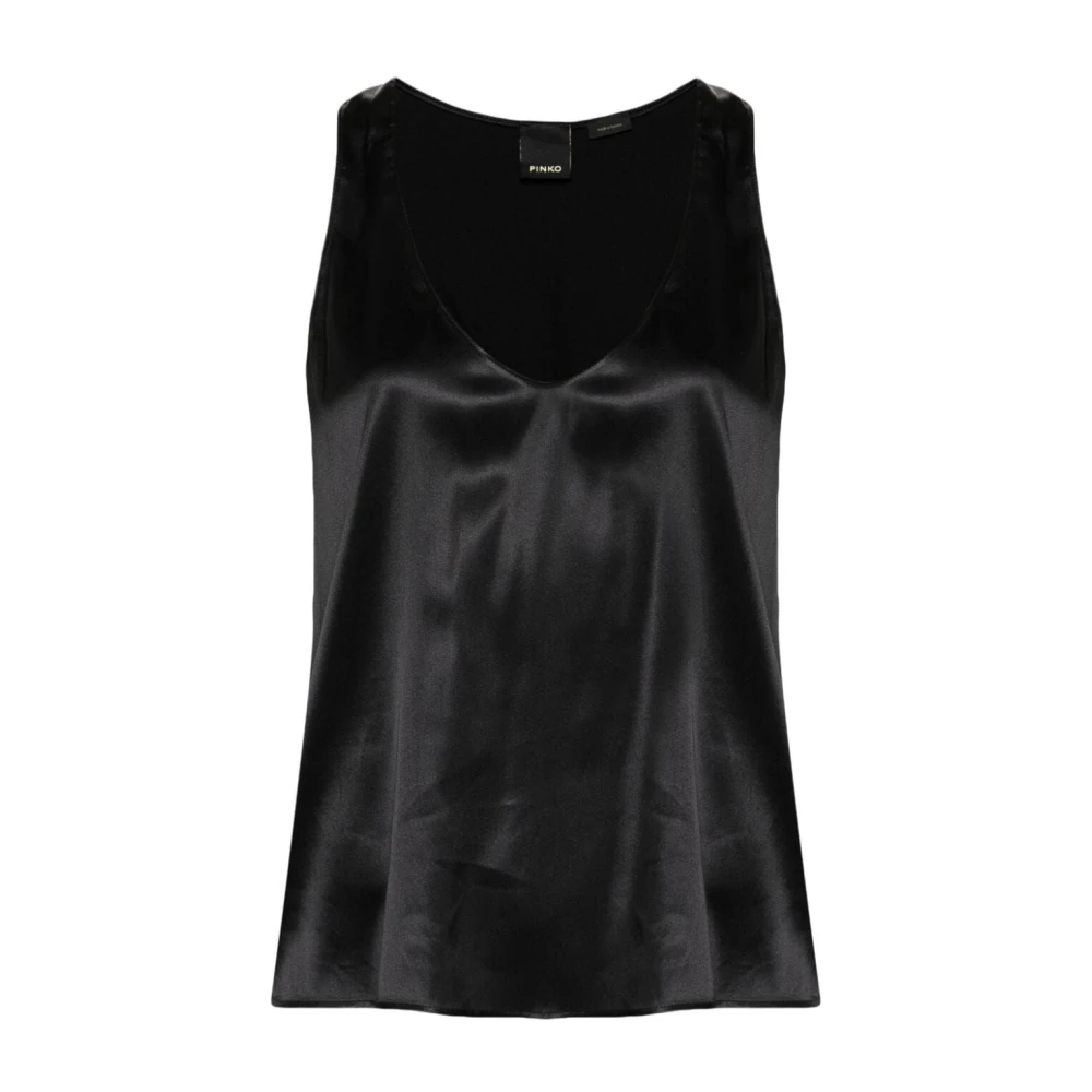 Pinko Nero Limousine Marzemino Stijlvolle Jurk Black Dames