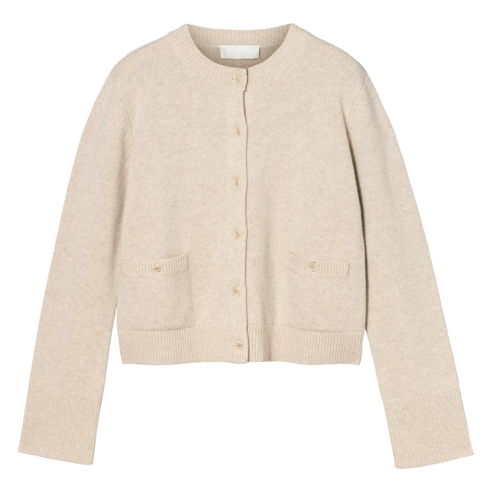 Strukturert Ull Cardigan - Barley