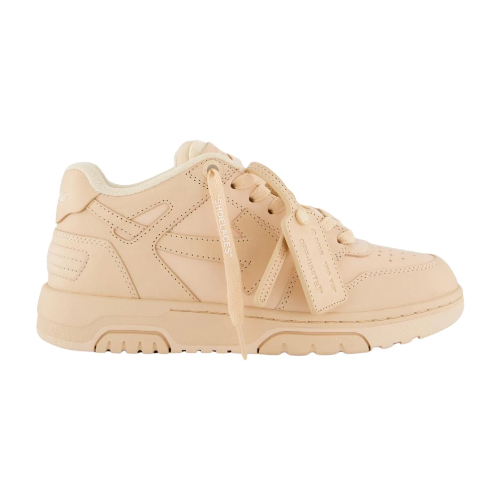 Off White Women's Pink/White Out Of Office Sneakers
