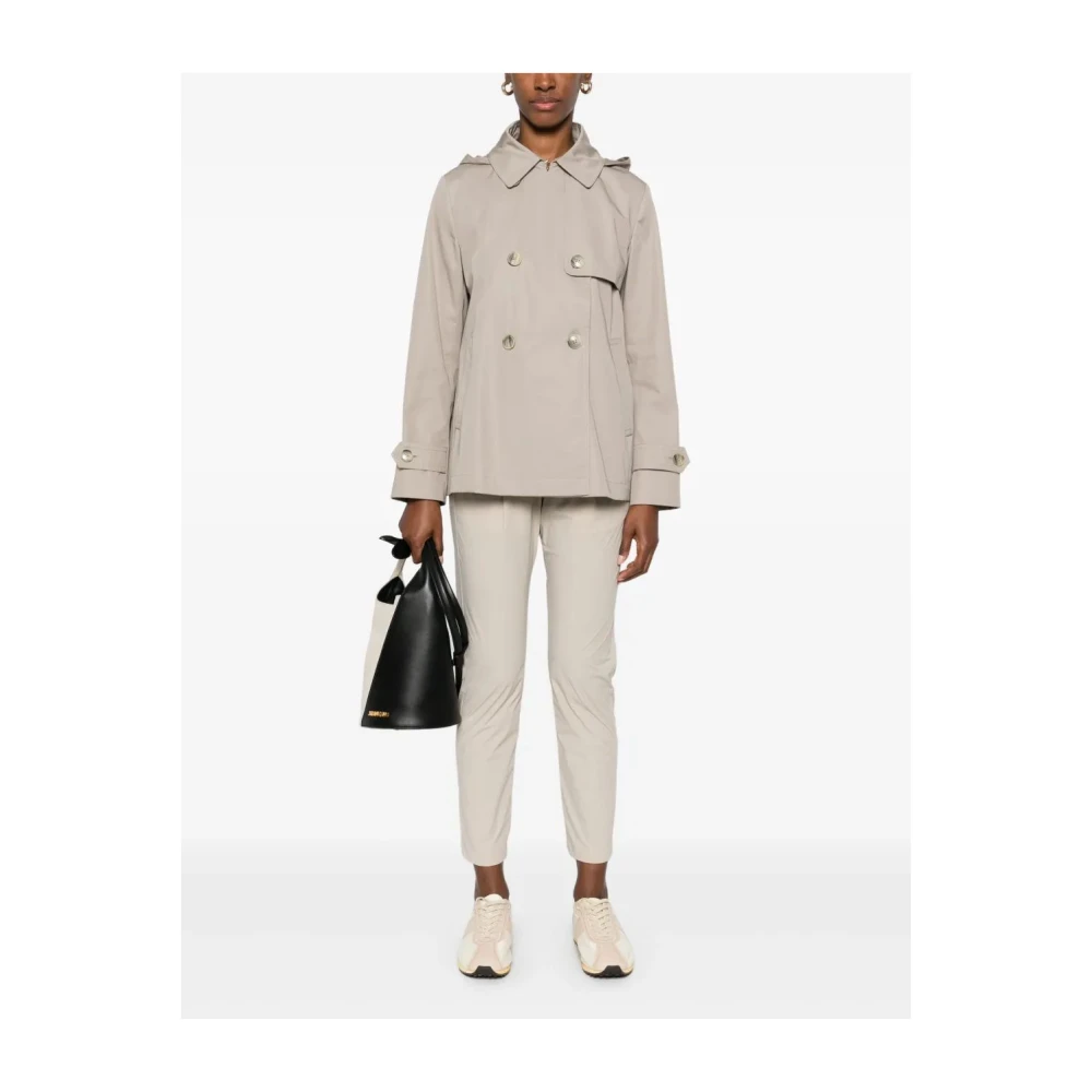 Herno Stijlvolle Trenchcoat Gray Dames
