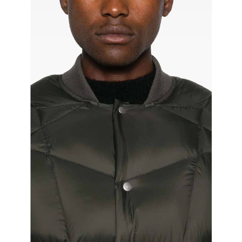 Rick Owens Groene Flight Liner Jas Green Heren