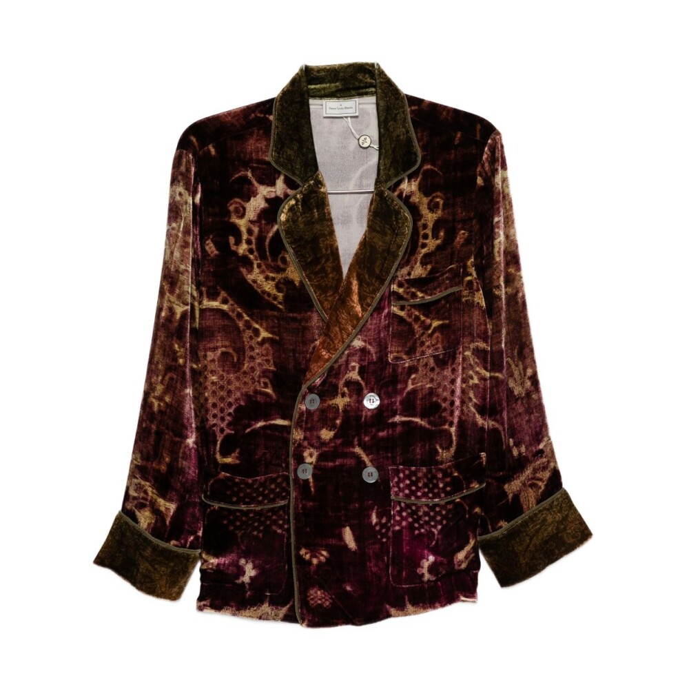 ボトムスその他 Pierrelouis Mascia Double-Breasted Floral Print Jacket Pierrelouis Mascia | Jackets & Coats | Pierrelouis Mascia