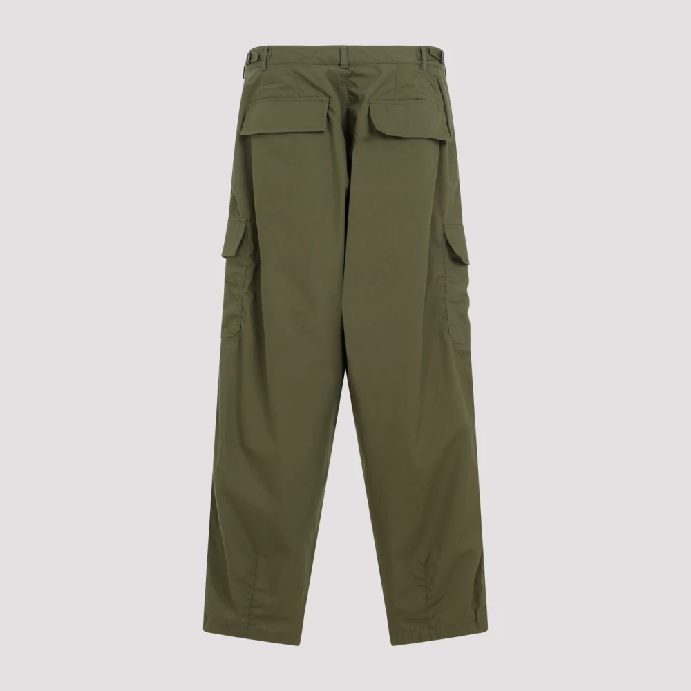 Universal Works Groene Cargo Broek Losse Pasvorm Ss24 Green Heren