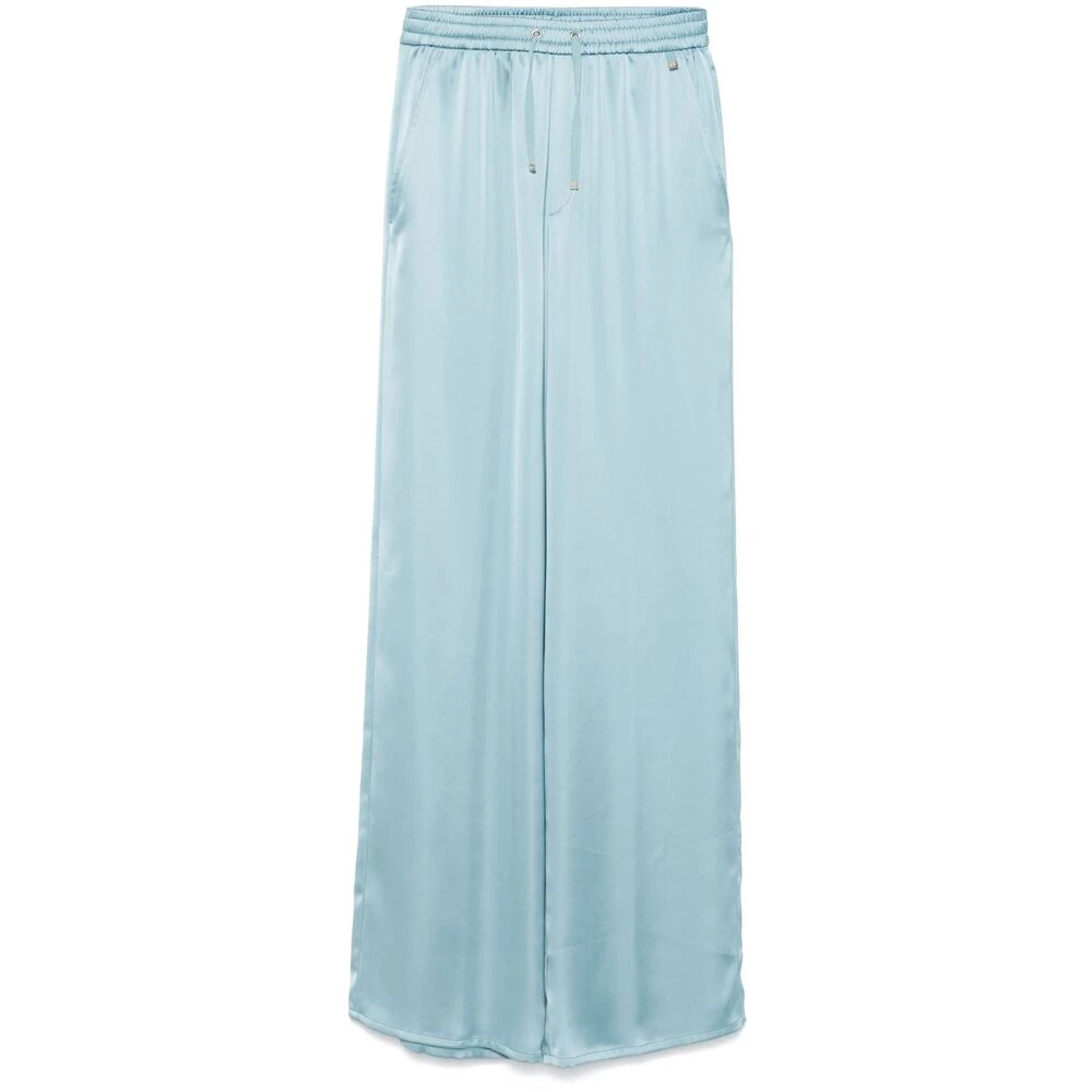 Herno Short met elastische tailleband en trekkoord Blue Dames