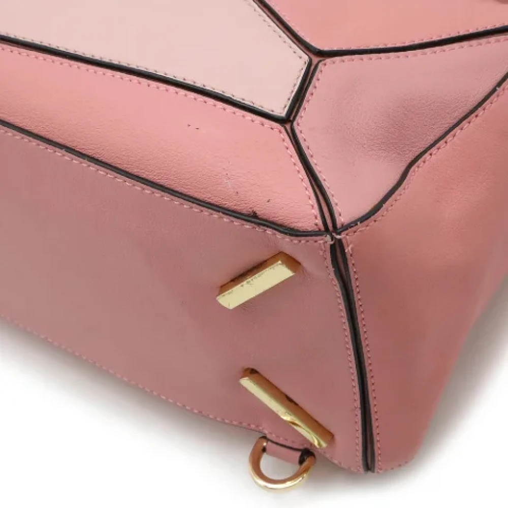 Loewe Pre-owned Leather handbags Pink Dames