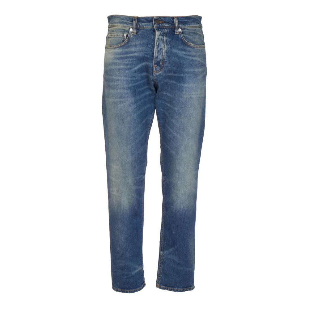 Haikure Slim Fit Tokyo Blue Jeans voor Mannen Blue Heren