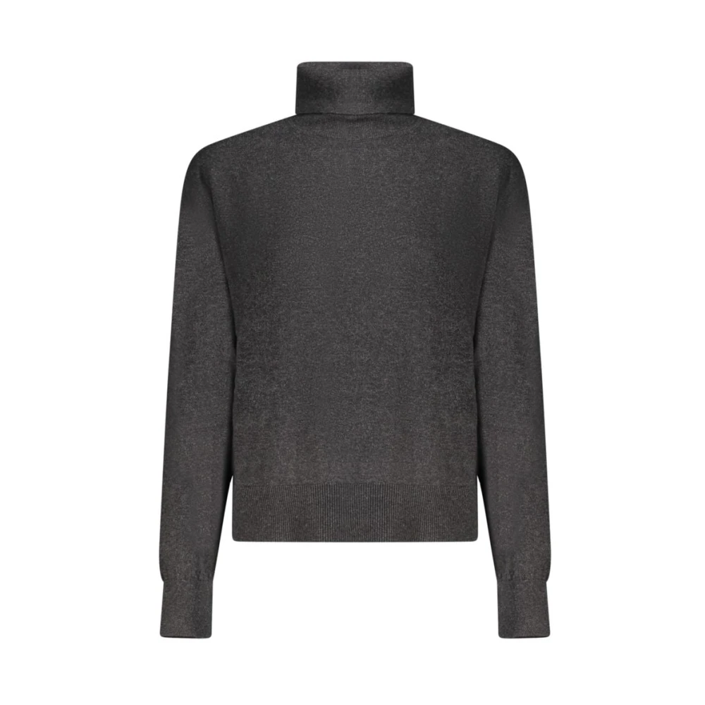 Pepe Jeans Women's Black Long-Sleeved Turtleneck T-Shirt
