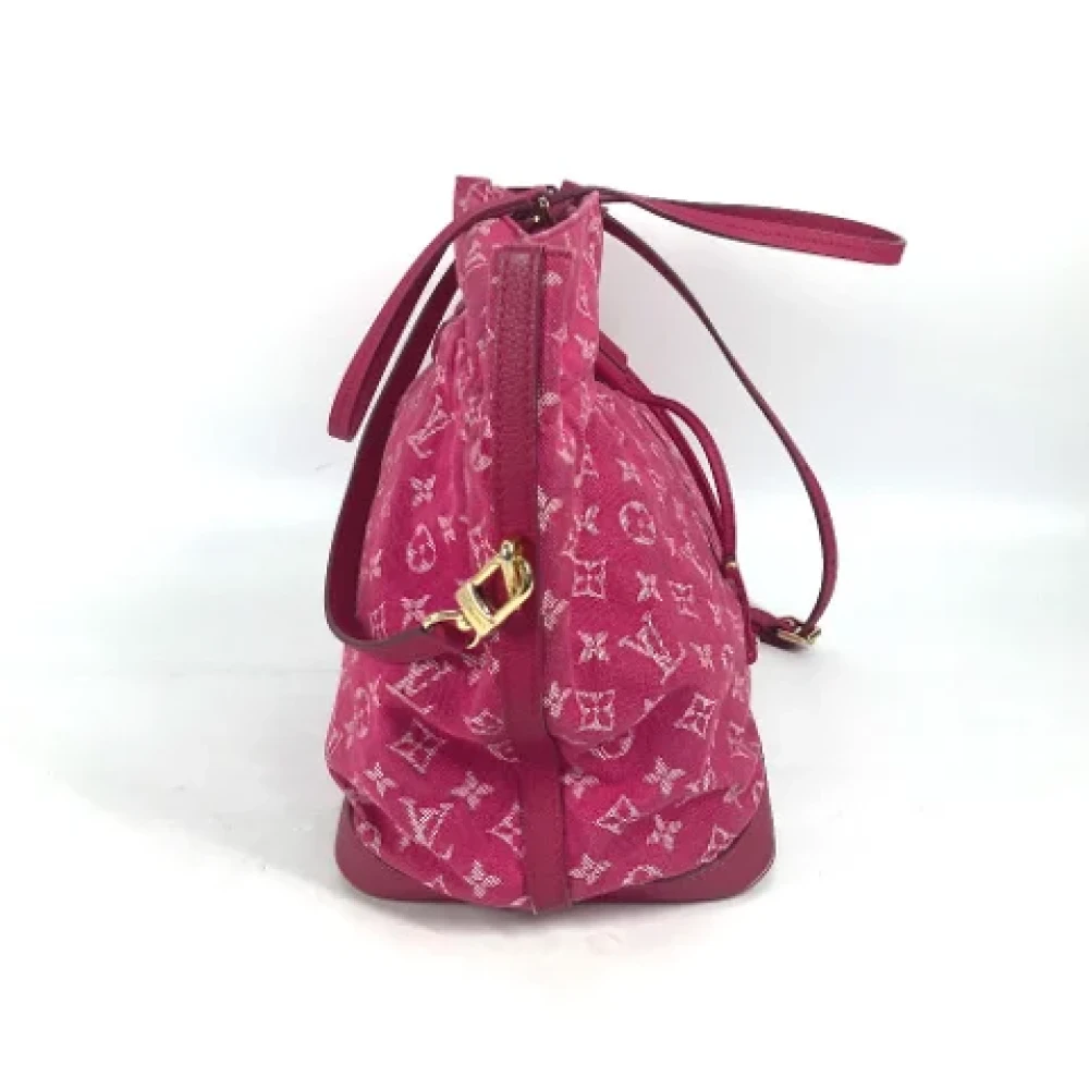 Louis Vuitton Vintage Pre-owned Denim louis-vuitton-bags Pink Dames