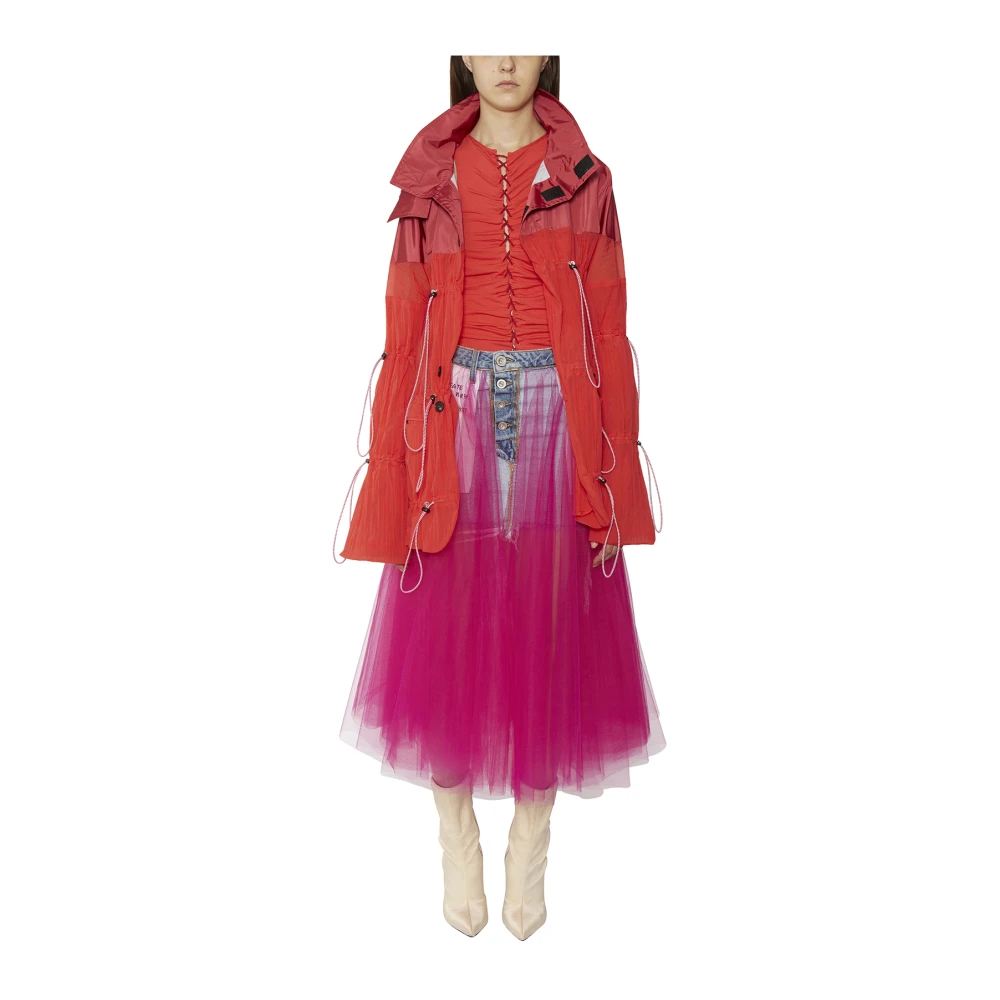 Unravel Project Lichte jassen Red Dames