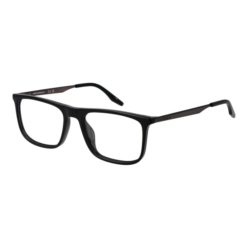Converse Men's Black Metal Optical Frames Rectangle Style - Glasses - One Size - Accessories