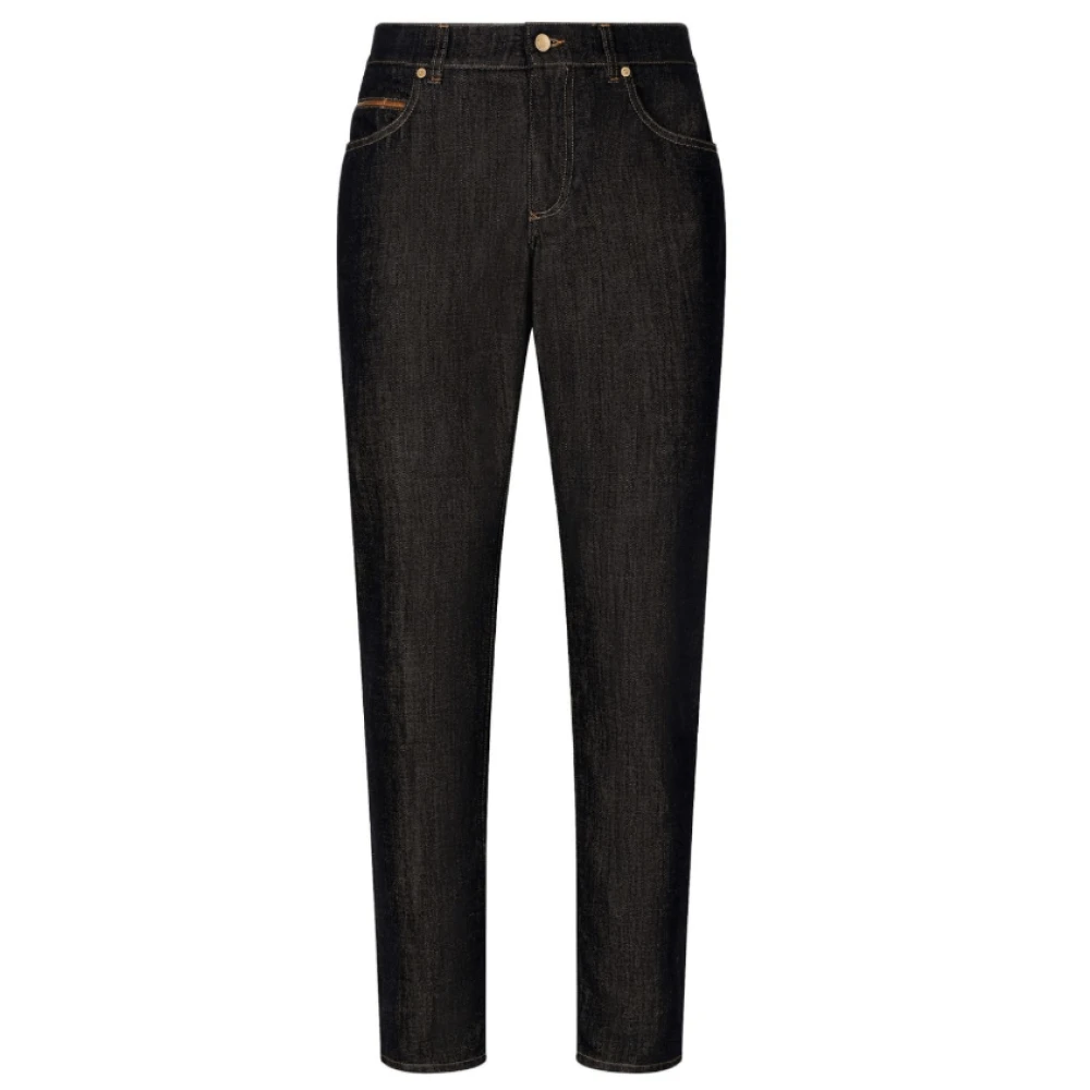 Dolce & Gabbana Hombre Negro Vaqueros, Talla: 2XL