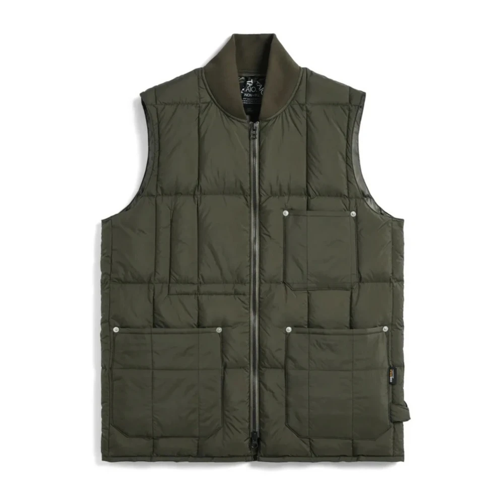 Oliven Puffer Vest