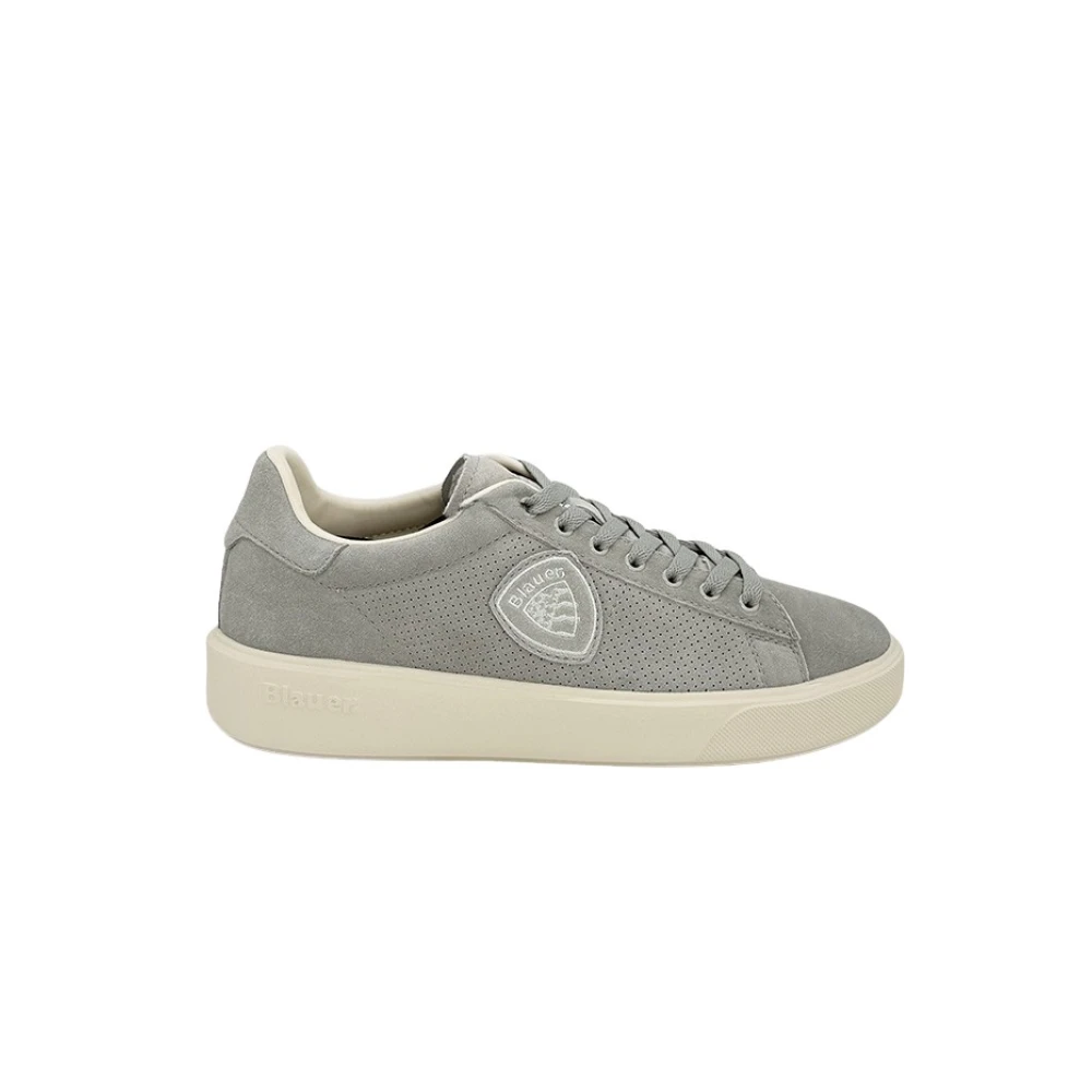 Blauer Sneakers Heren Schoenen Grijs