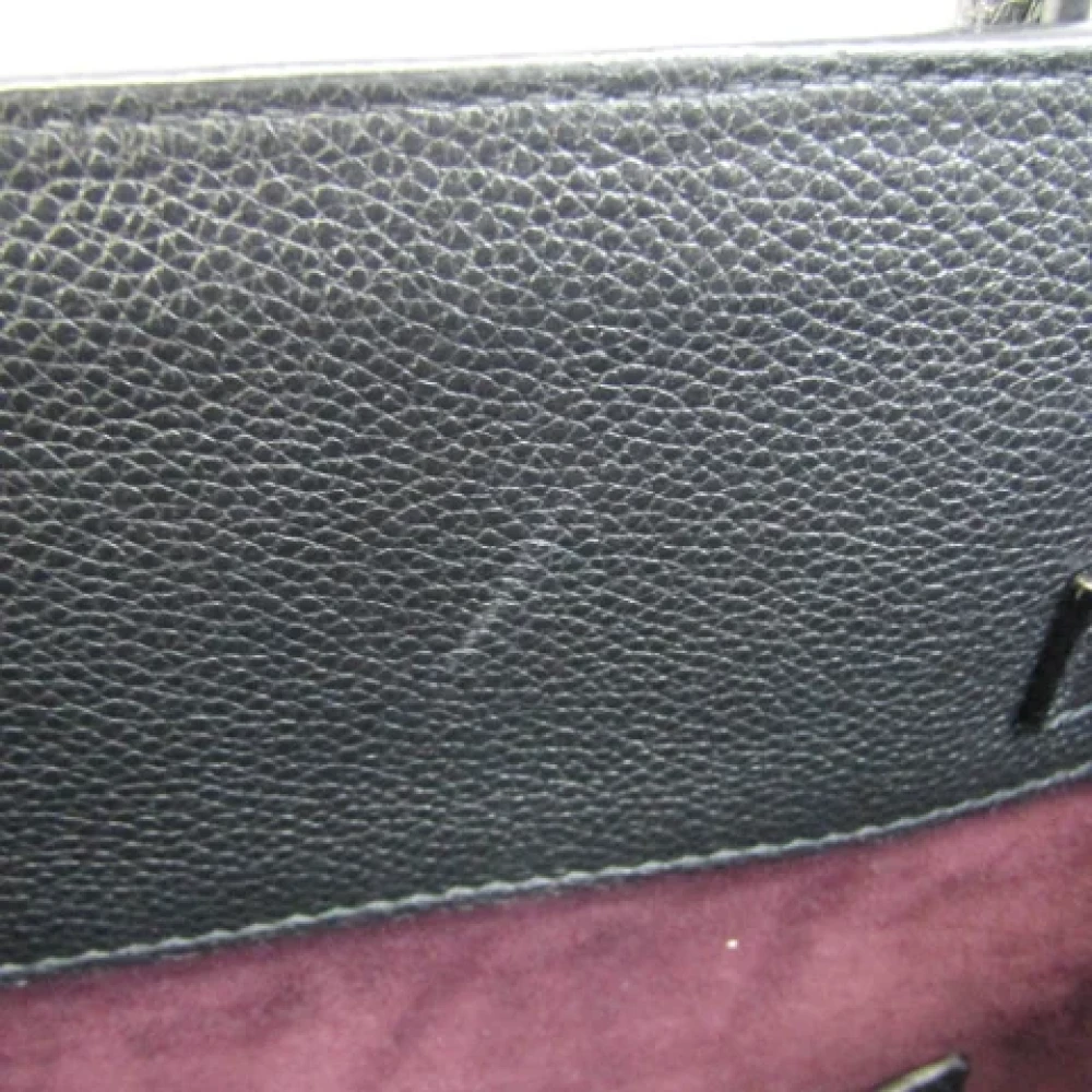 Bvlgari Vintage Pre-owned Leather handbags Red Dames