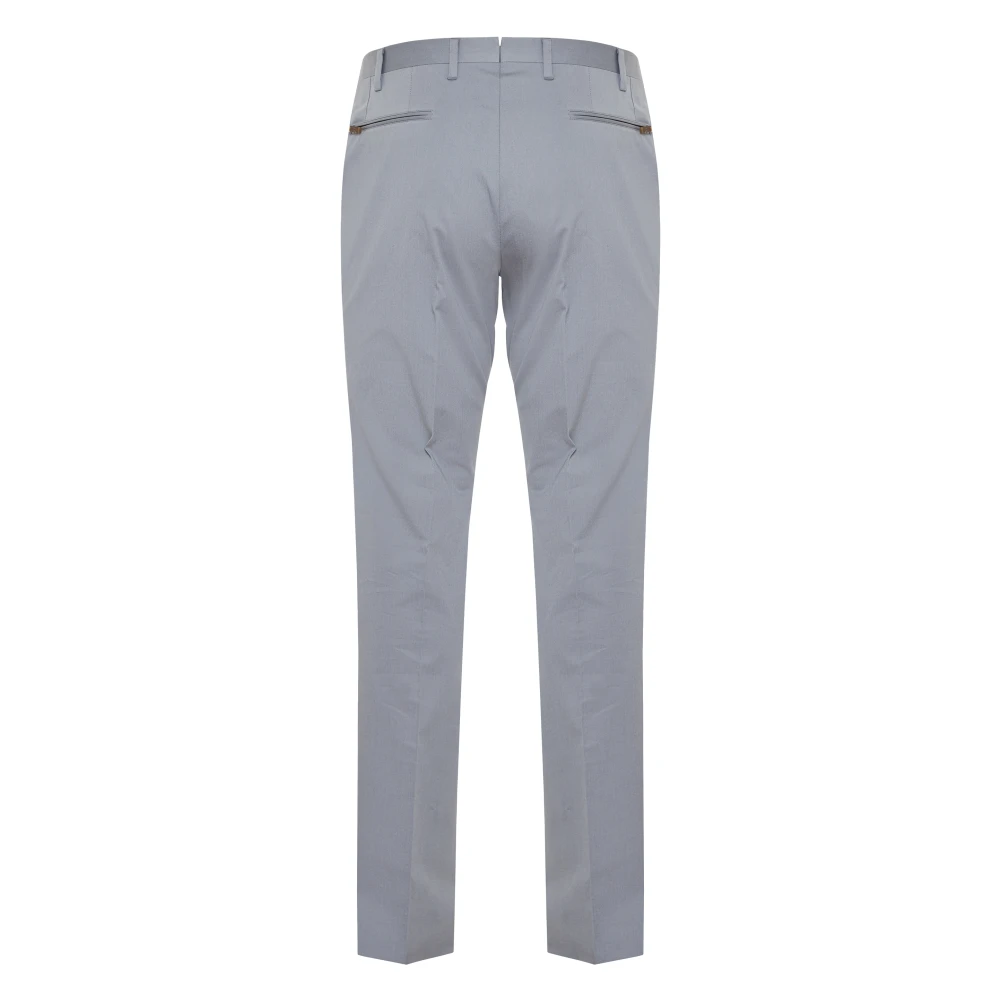 Corneliani Katoenen broek met zij- en achterzakken Blue Heren