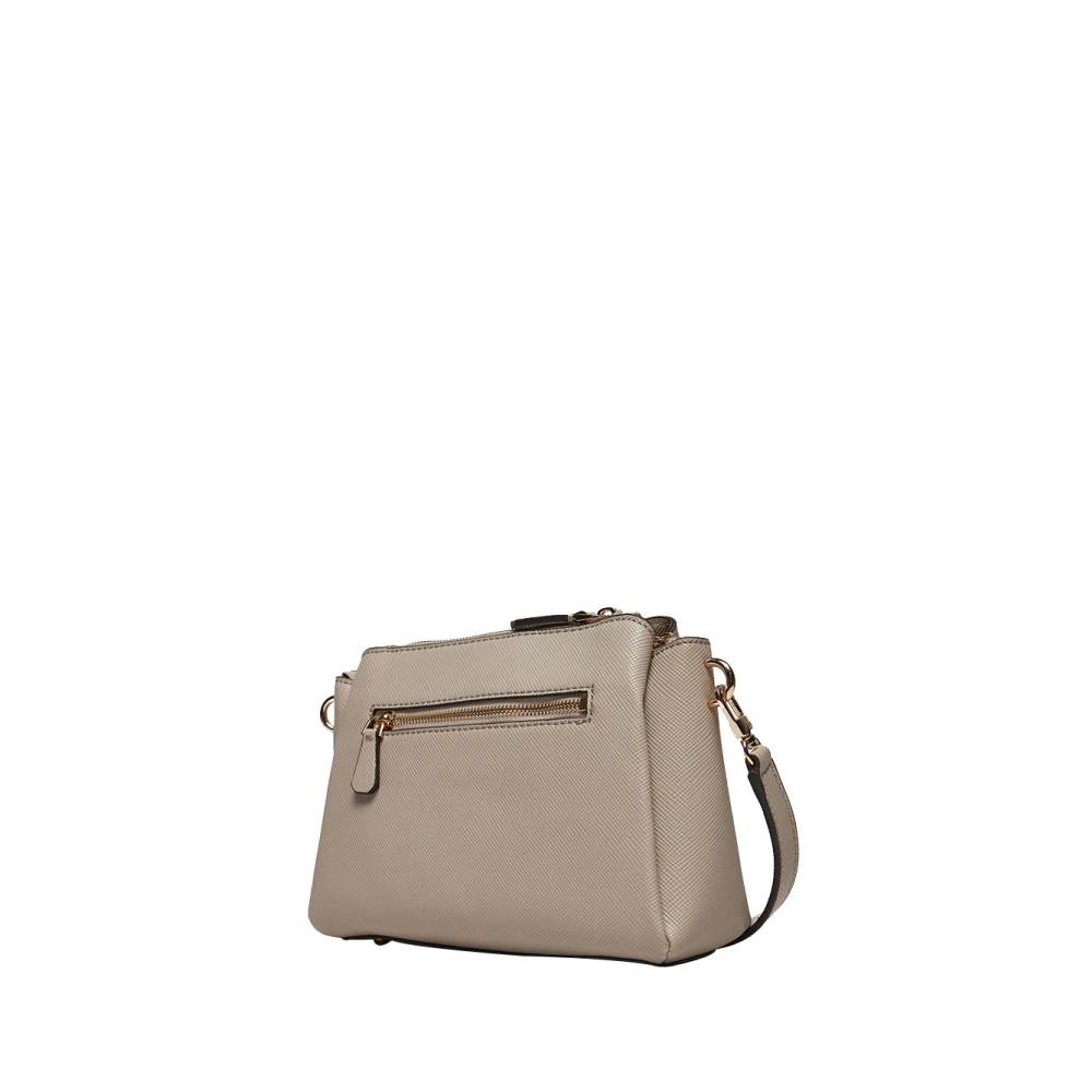 Guess Beige Schoudertas Modern Ontwerp Beige Dames