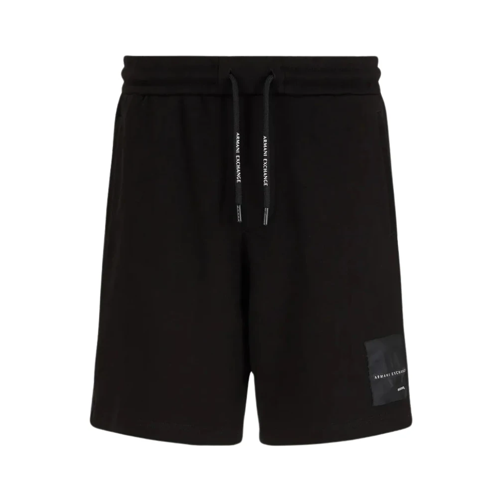 Armani Exchange Stijlvolle Zwarte Broek Black Heren