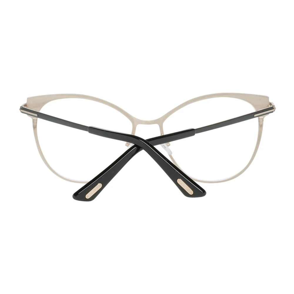 Tom Ford Zwarte volledig omrande optische monturen met veerscharnieren Black Dames