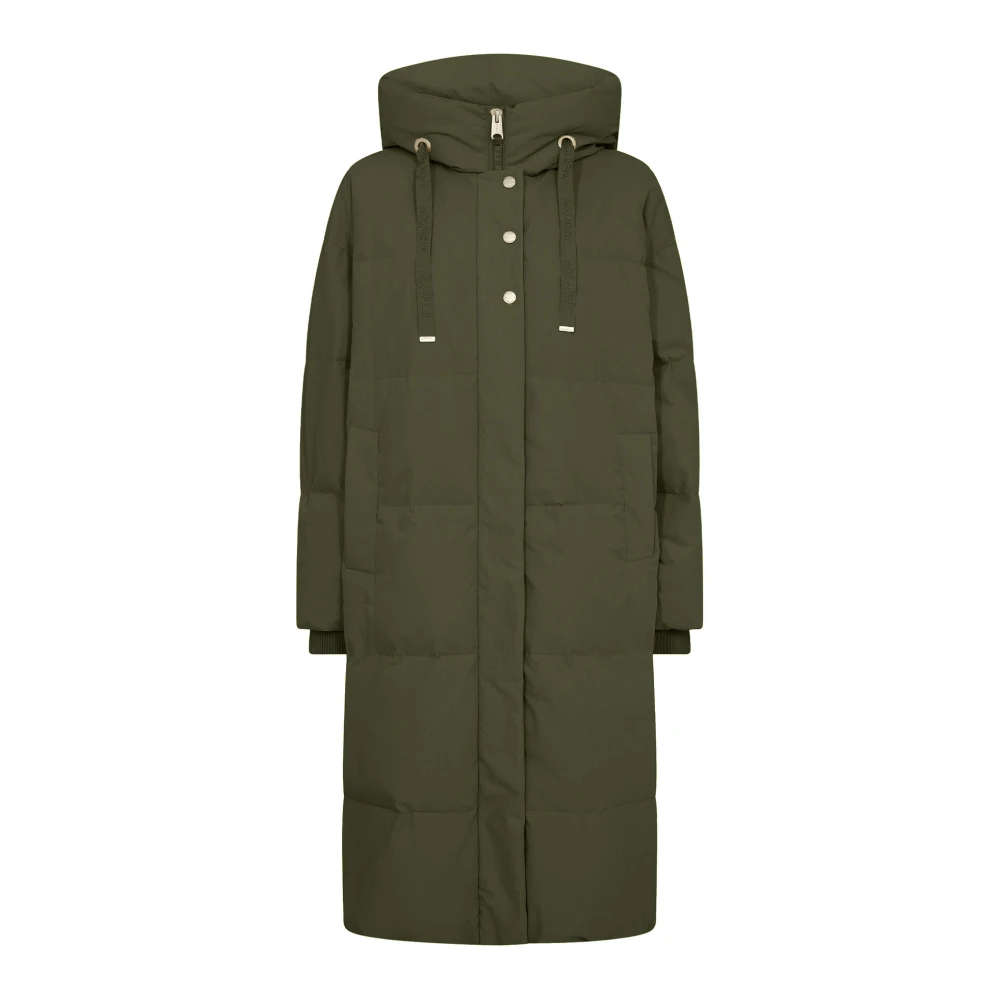 MOS MOSH Lang Quilt Jack Bosnacht Green Dames