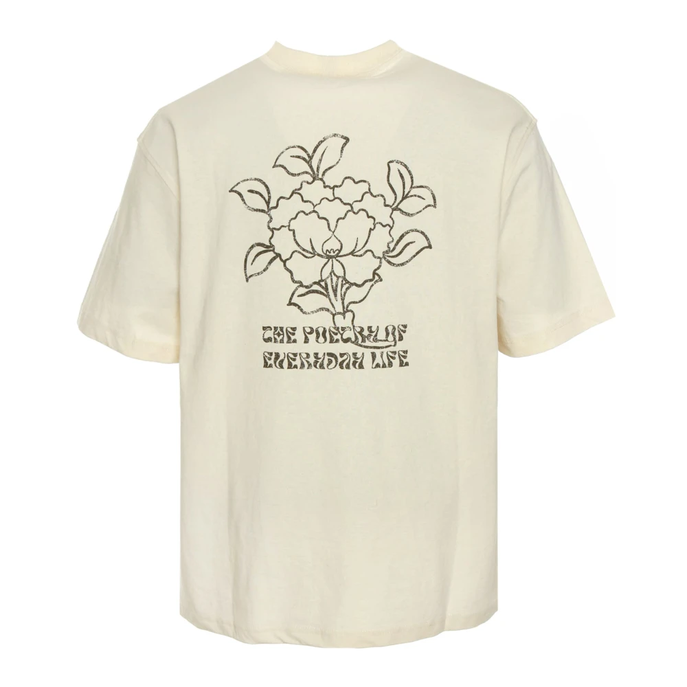 Samsøe Sapoetry Korte Mouw Tee Beige Heren