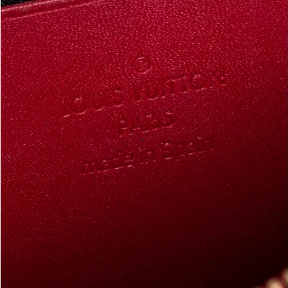 Louis Vuitton Vintage Pre-owned Leather wallets Red Dames