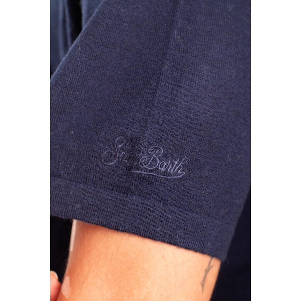 MC2 Saint Barth Cashmere Tee in 61 Blue Heren