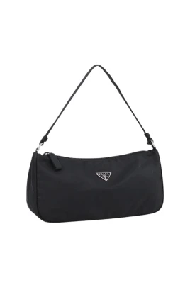 Pre-owned Nylon Accessory Pouch