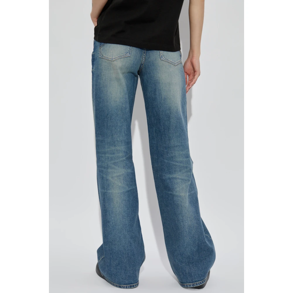 Kenzo Wijde broek Blue Dames