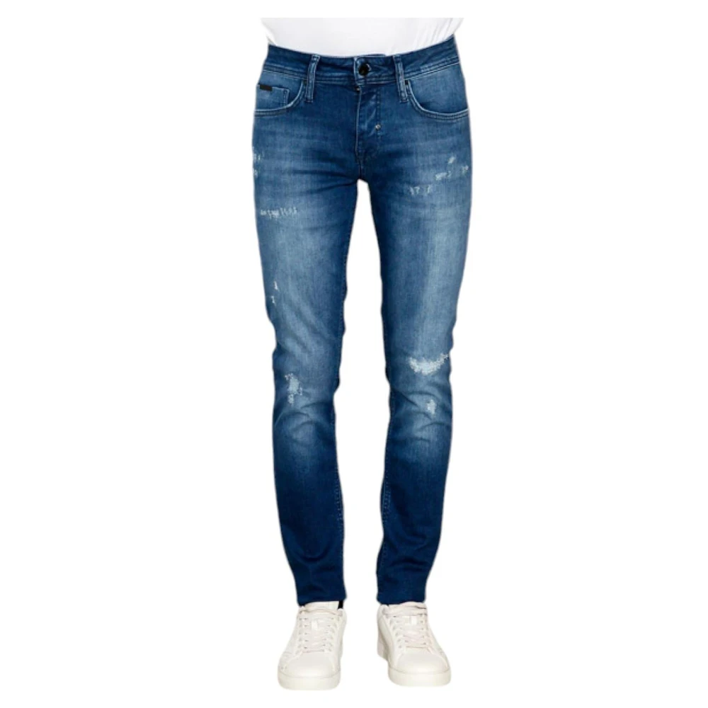 Antony Morato Moderne Slim Fit Broek Blue Heren
